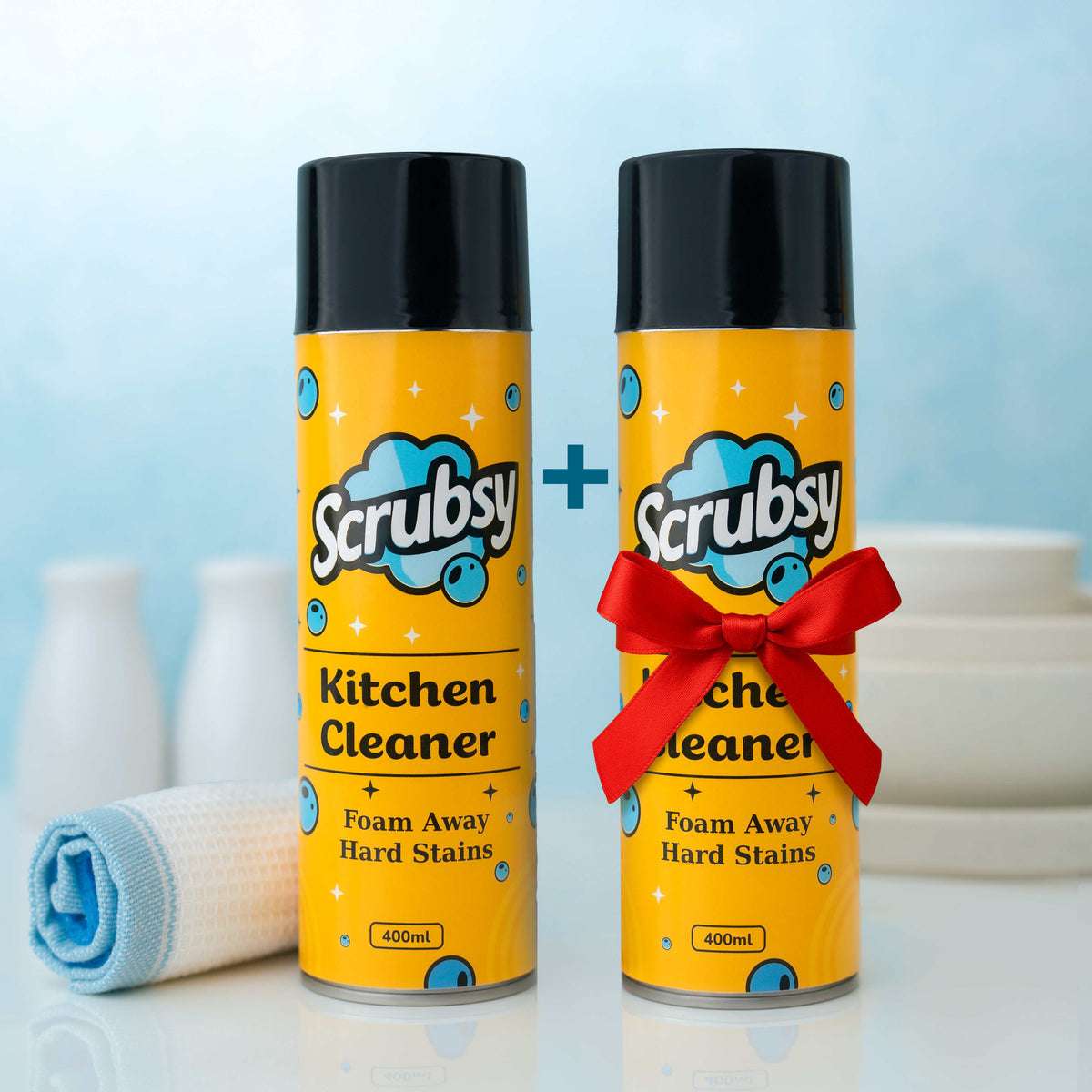 Foam-Based Kitchen Cleaner & Disinfectant, 400ml