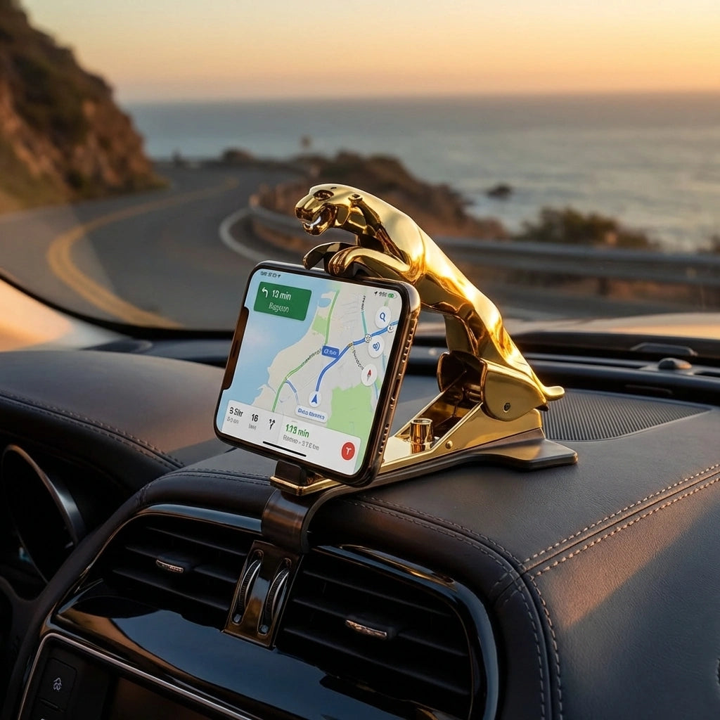Jaguar Design Hud Car Mobile Phone Holder