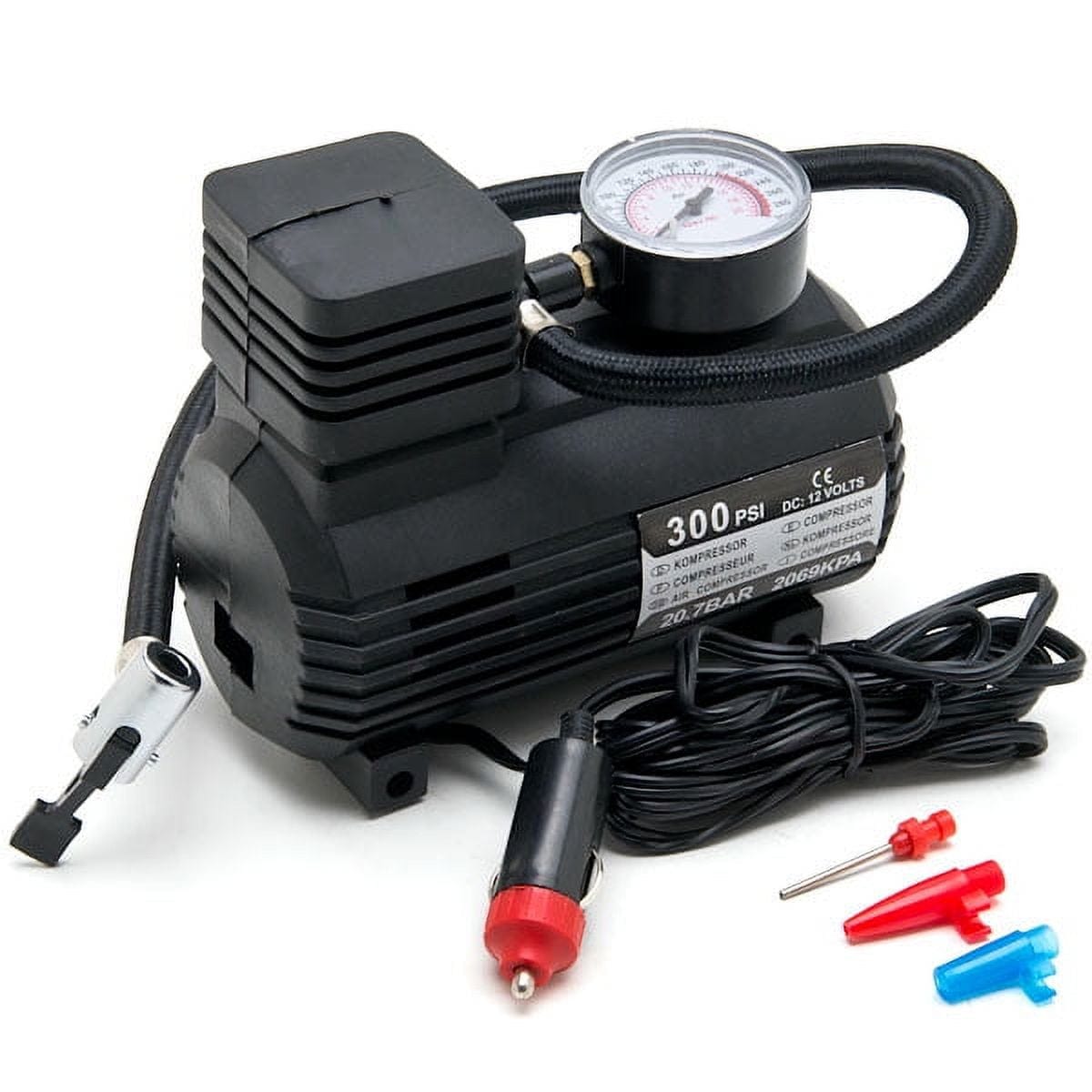 12v Portable Air Compressor For Car Tire Air Pump Inflator - Portable Mini Air Compressor 2.0 Portable Mini Air Compressor 2.0 (300psi)
