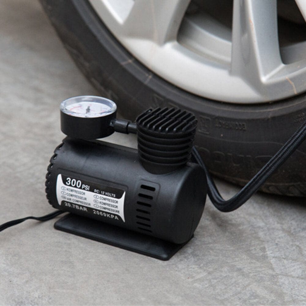 12v Portable Air Compressor For Car Tire Air Pump Inflator - Portable Mini Air Compressor 2.0 Portable Mini Air Compressor 2.0 (300psi)