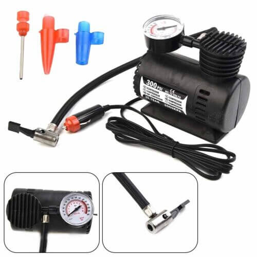 12v Portable Air Compressor For Car Tire Air Pump Inflator - Portable Mini Air Compressor 2.0 Portable Mini Air Compressor 2.0 (300psi)