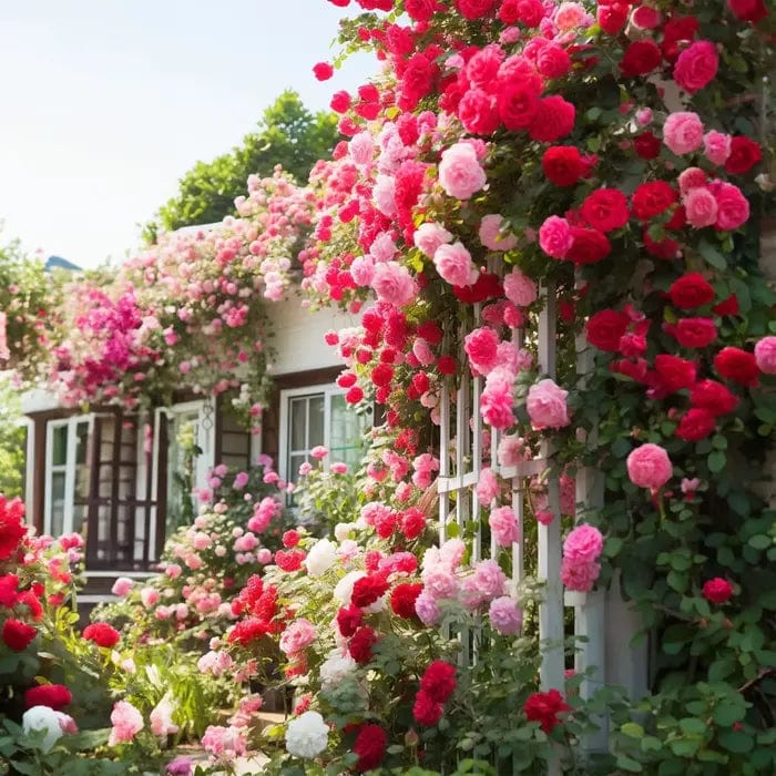 200 Stunning Rare Climbing Rose Seeds + Free Growth Booster! 200 Stunning Rare Climbing Rose Seeds + Free Growth Booster!