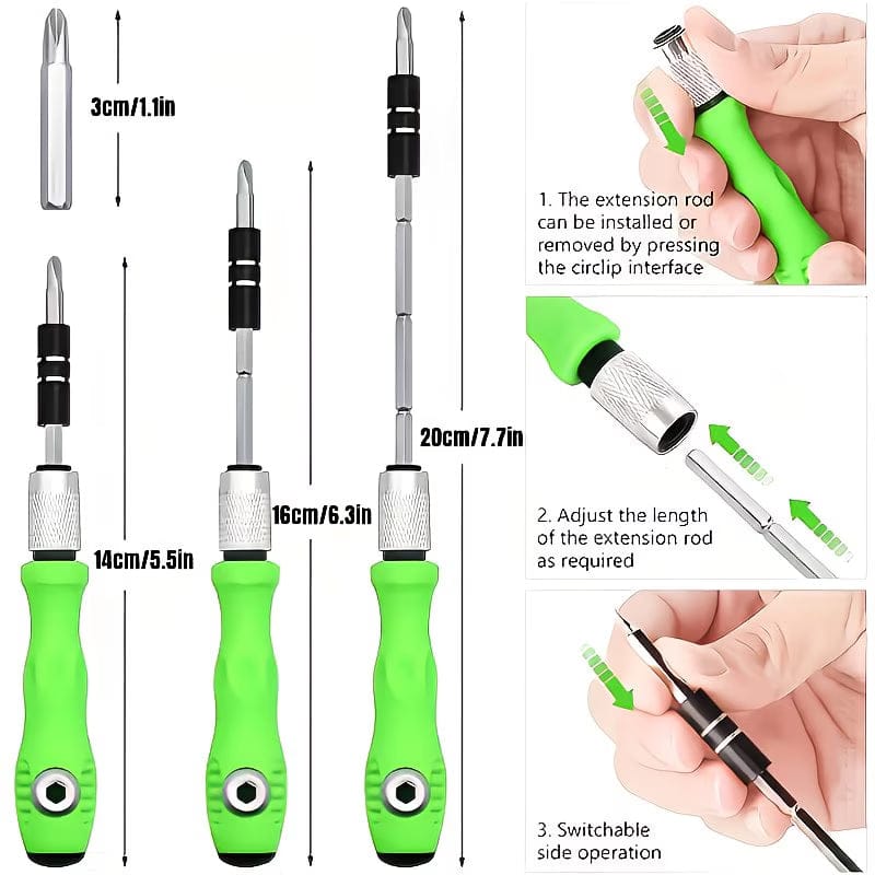 32-in-1 Precision Screwdriver Kit | Screwdriver Set Electric Precision Mini Magnetic Screw Driver Bits Kit Building & Hardware 32-in-1 Precision Screwdriver Kit