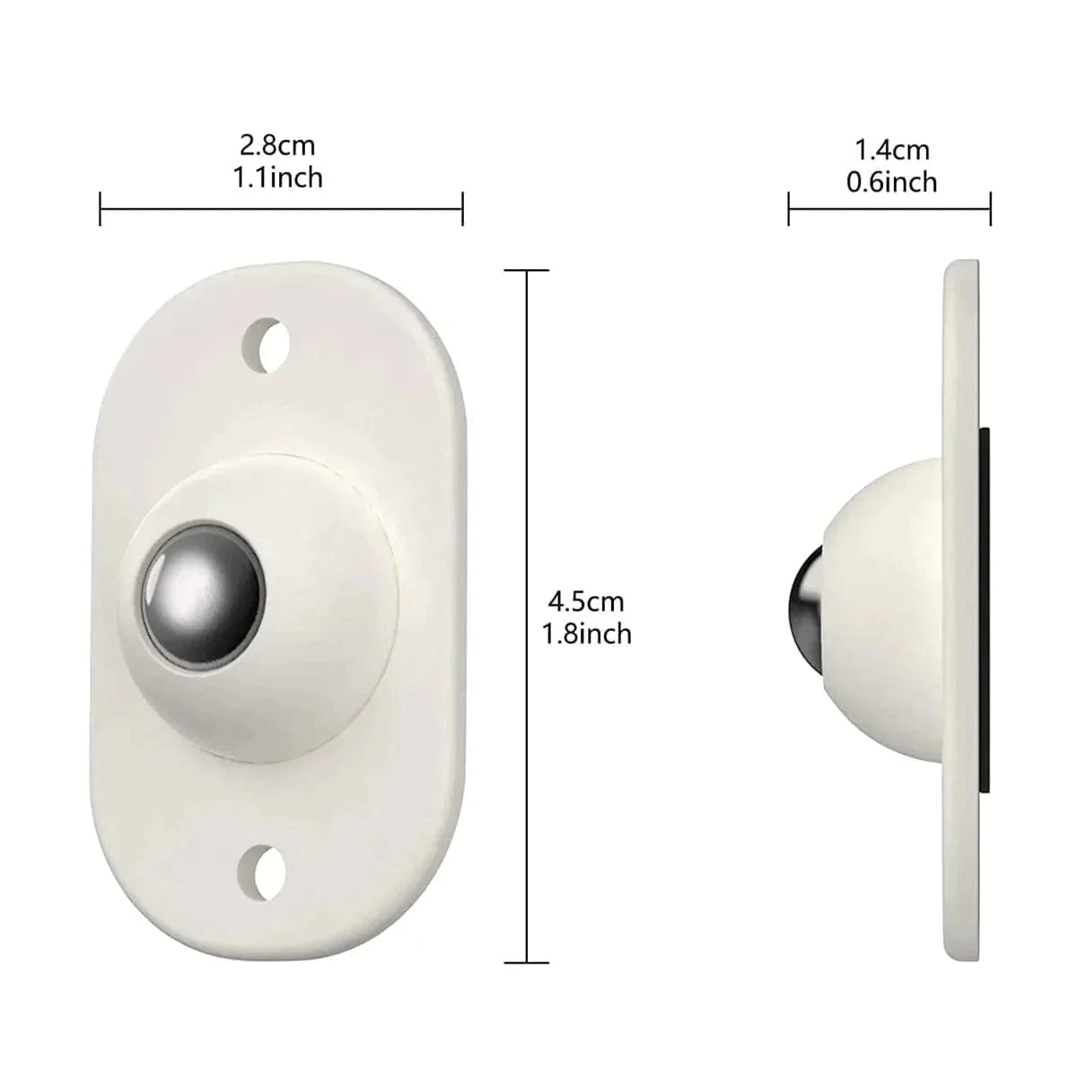 360° Adhesive Mini Swivel Wheels | Trolley Wheels Caster Cart Small Rubber Swivel Adhesive Wheels 360° Adhesive Mini Swivel Wheels