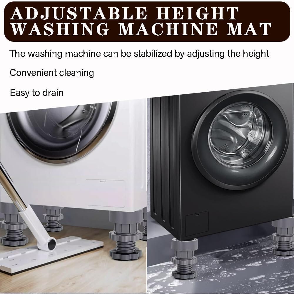 Washing Machine Adjustable Height Footpads (Set Of 4)