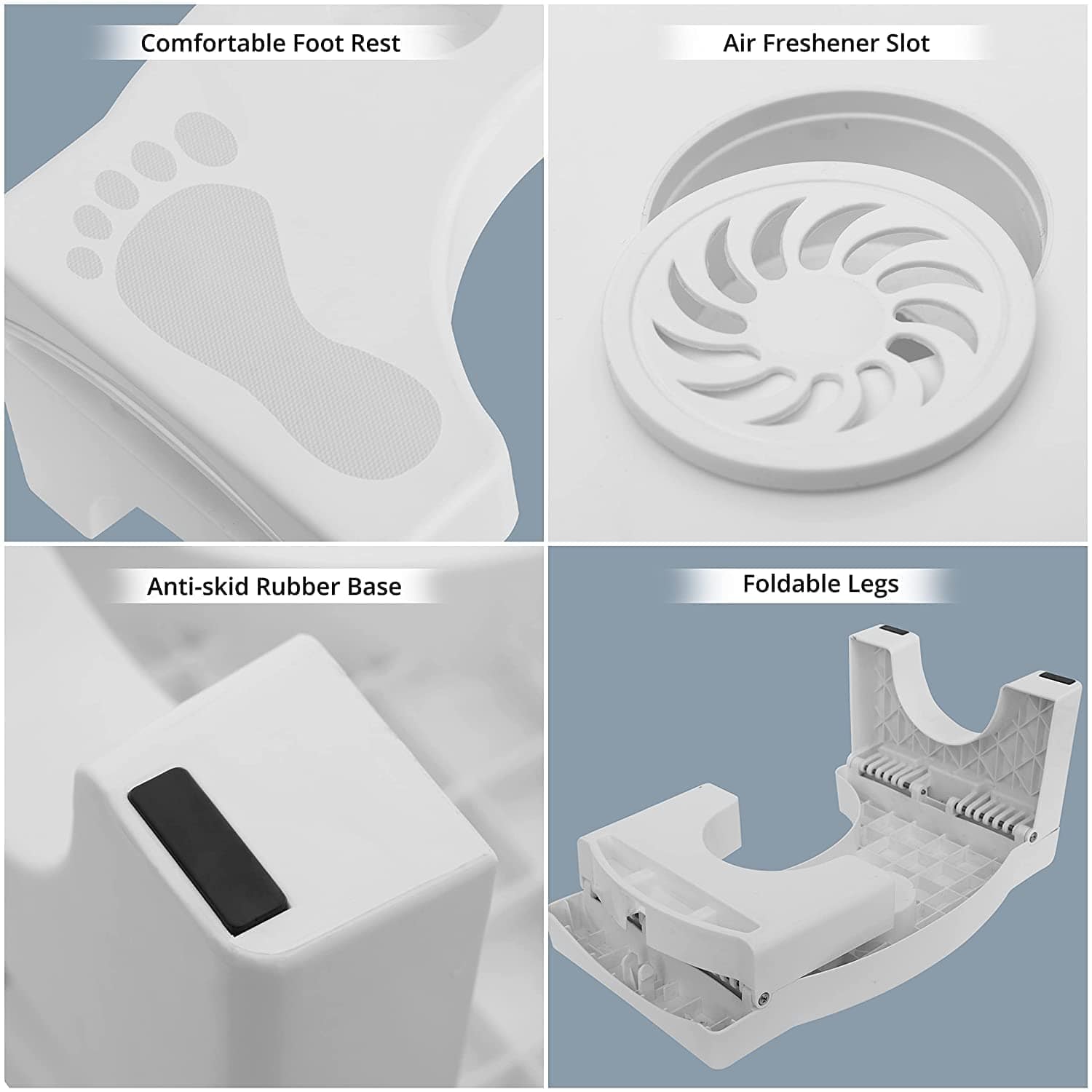 Accessories Of Bathroom Toilet Seat Western Plastic Bathroom Stool - Relezy™️ Relezy™️ Zaavio®