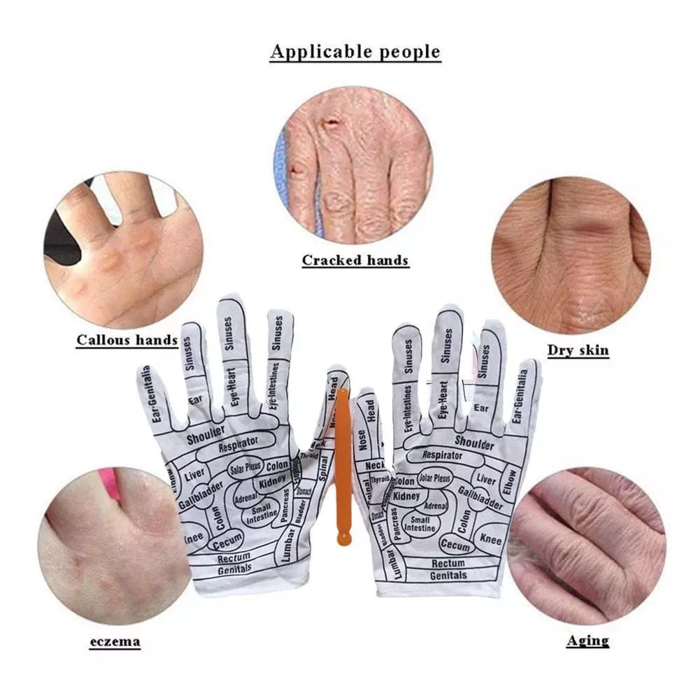 Acupressure Reflexology Hand Gloves Acupressure Reflexology Hand Gloves