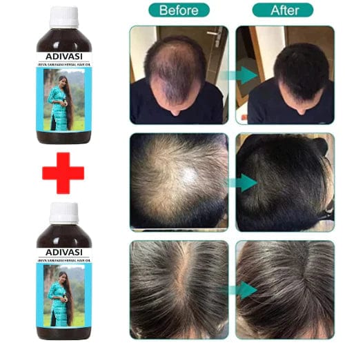 Adivasi Jeeva Sanjivani Herbal Hair Oil (Pack of 2) Zaavio®