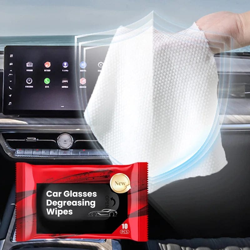 Anti-fog Car Glass Cleaning Wipes (Pack of 2) | Wash Car Windows Windshield Automobile glass Windshield Cleaning Wipes Anti-fog Car Glass Cleaning Wipes (Pack of 2) Zaavio®