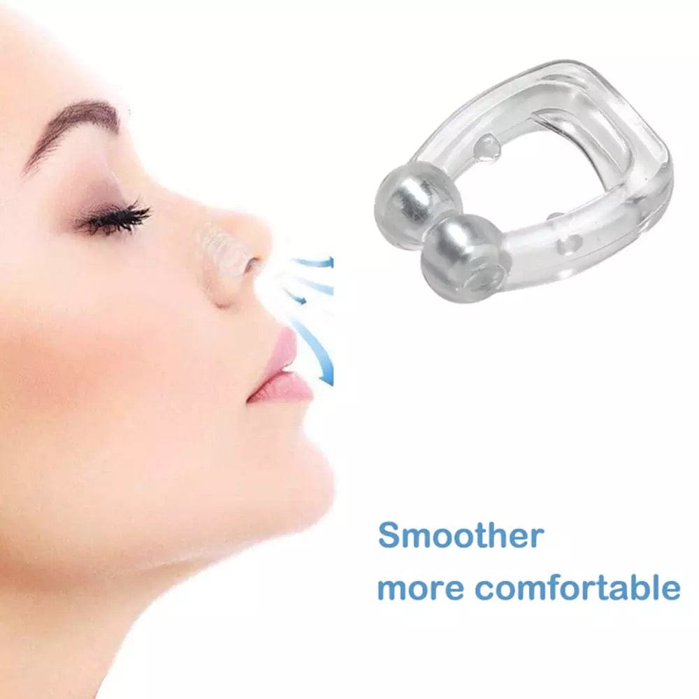 Anti Snore Magnetic Nose Clip | Anti Snoring Nose Clip Nasal Strips Relief Clips Anti Snore Magnetic Nose Clip (Pack of 4) Zaavio®