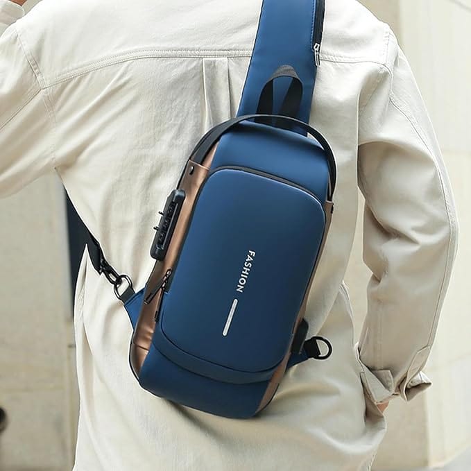 Anti-Theft Crossbody Sling Bag with USB Charging Anti-Theft Crossbody Sling Bag with USB Charging