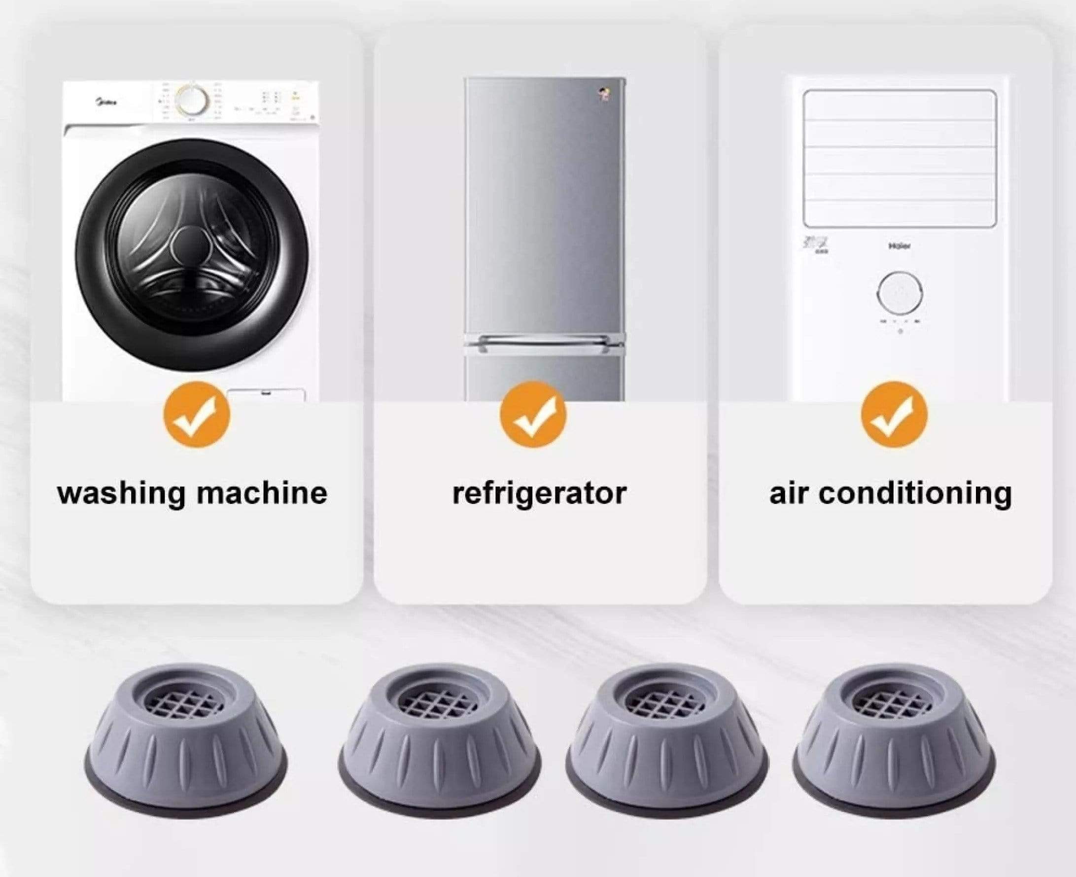 Anti Vibration Pads for Washing Machine Rubber Pads Large-Pack of 4 Anti Vibration Pads For Washing Machine (Set of 4)