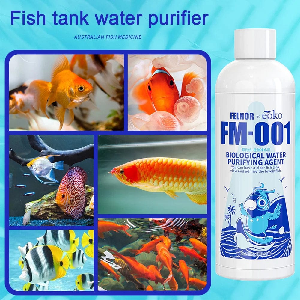 Aquarium Water Clarifier | Fish Aquarium Filter Tank Water Cleaner Powder Filteration Tank Aquarium Water Clarifier (Set of 3)