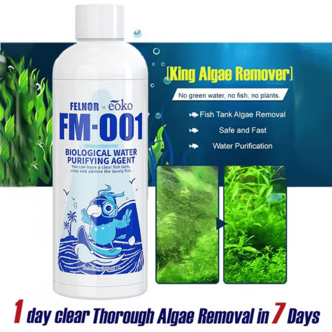 Aquarium Water Clarifier | Fish Aquarium Filter Tank Water Cleaner Powder Filteration Tank Aquarium Water Clarifier (Set of 3)