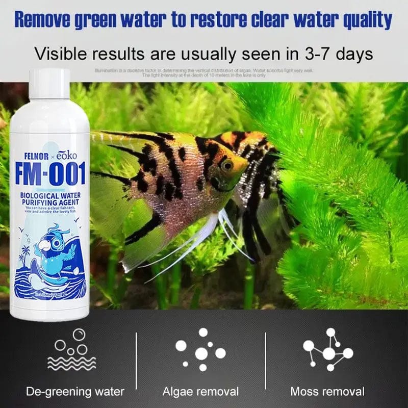 Aquarium Water Clarifier | Fish Aquarium Filter Tank Water Cleaner Powder Filteration Tank Aquarium Water Clarifier (Set of 3)