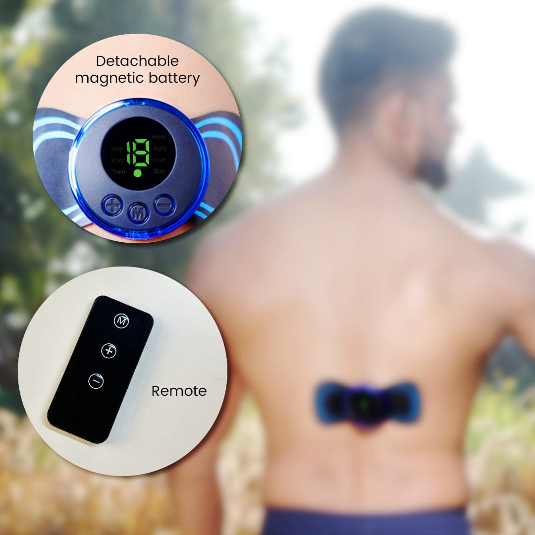 Back Neck Massager for Cervical Pain Back Pain Electric Massager - Neck Cervical Massager Relaxy™️ - Wireless Portable Body Massager Zaavio®