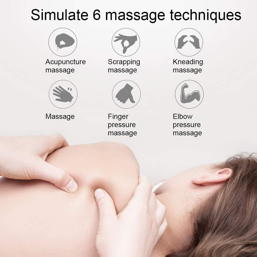 Back Neck Massager for Cervical Pain Back Pain Electric Massager - Neck Cervical Massager Wireless Portable Body Massager