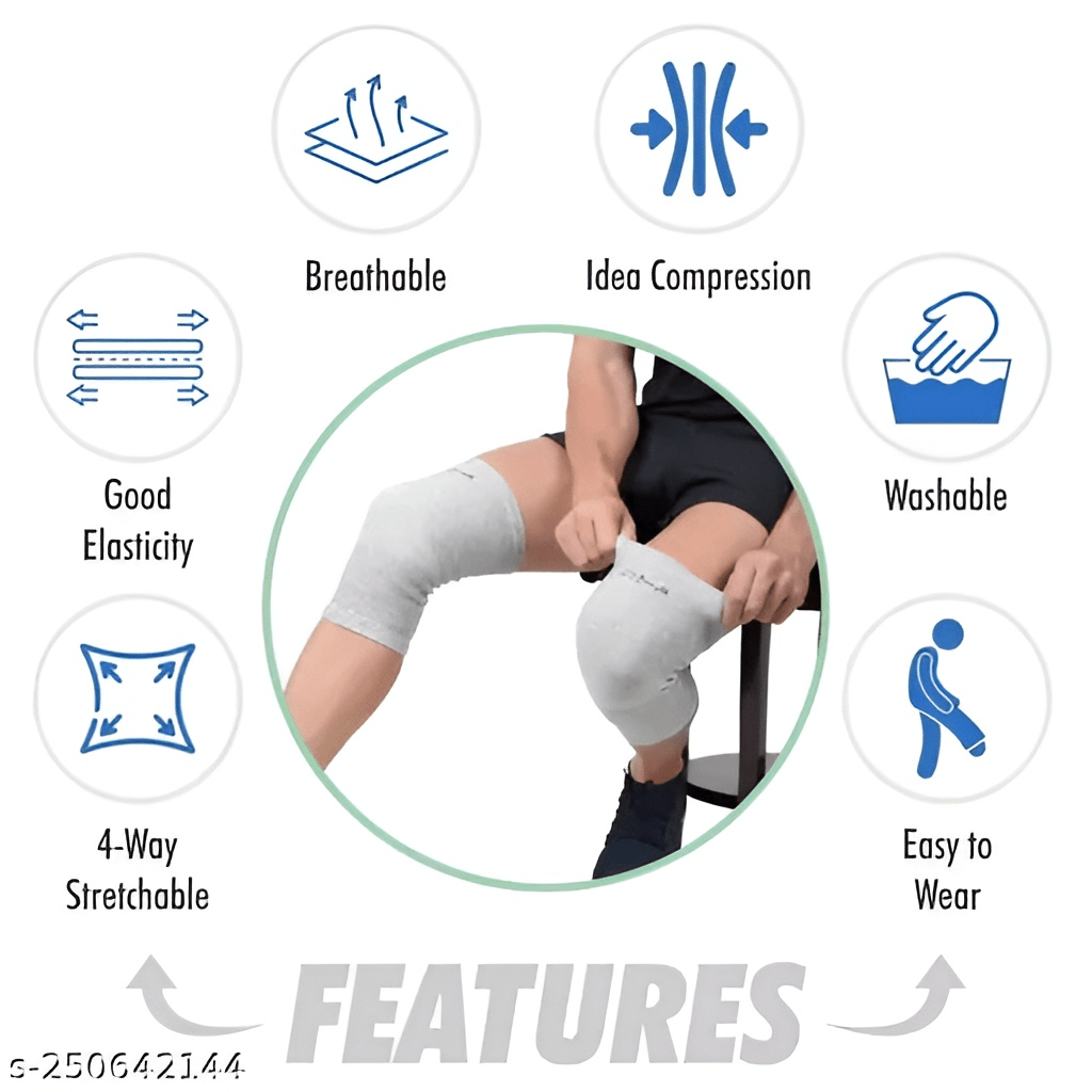 Bamboo Compression Knee Sleeves (Set Of 2) Bamboo Compression Knee Sleeves (Set Of 2)