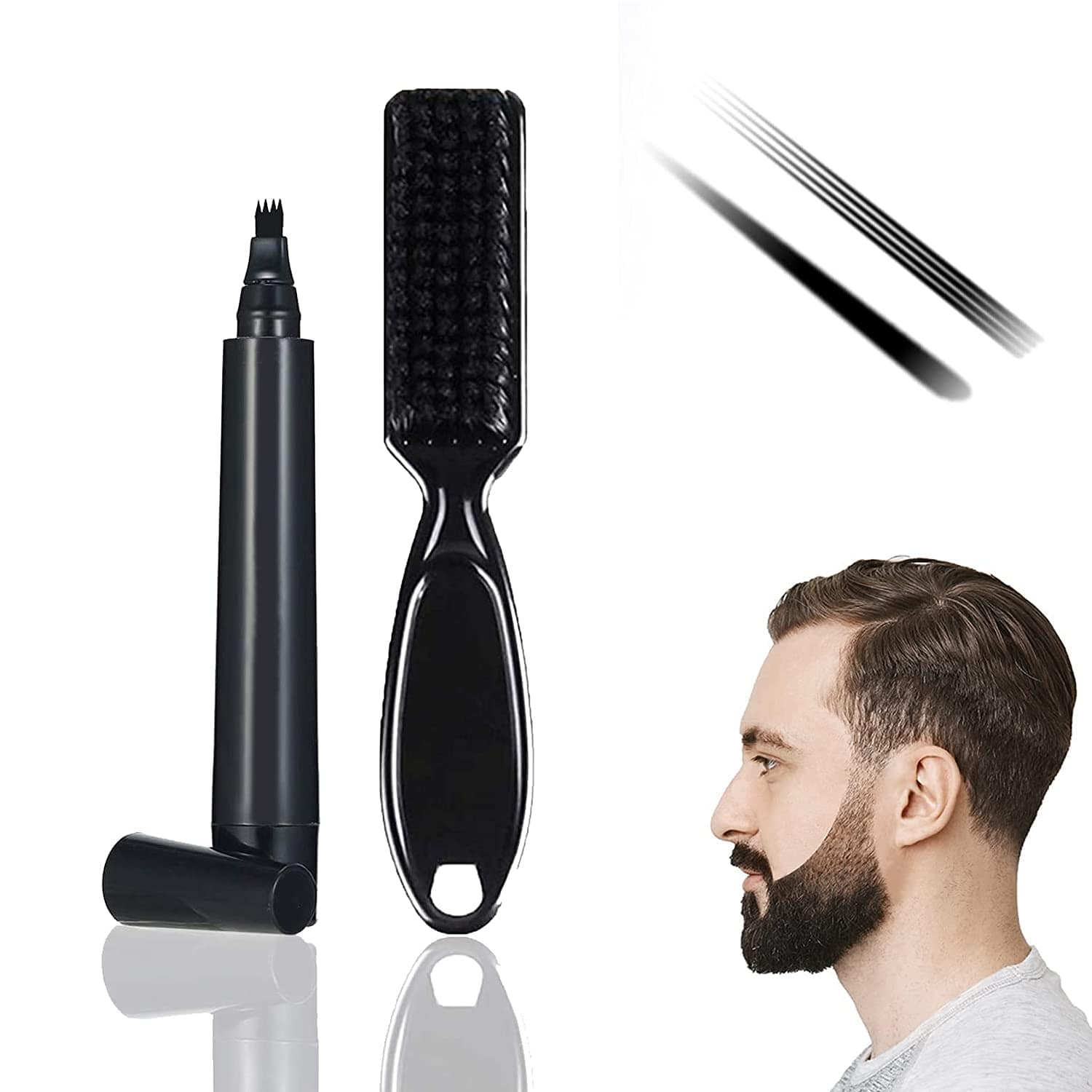 Beard Filler Pen Kit Beard Touch Up Pen Pencil - Beardigo™ Beardigo™ Zaavio®
