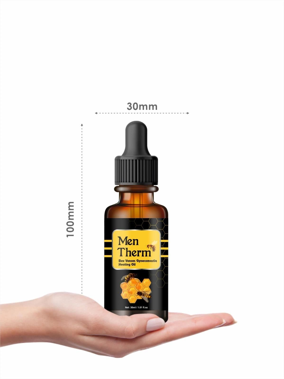 Bee Venom Tightening Oil | Body Massage Oil For Men Relaxing Bee Venom Therm Oil For Adults Men Therm Bee Venom Tightening Oil (Set of 2)
