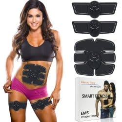 Belt For Abdomen Abdominal Exerciser Fitness Equipment Ab Stimulator Ab Stimulator Belt (Set of 4)