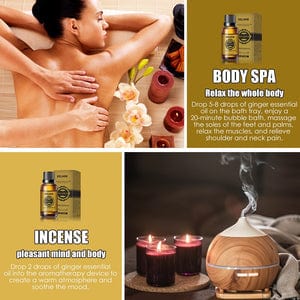 Best Essential Oils Belly Button Oiling Benefits - Belly Drainage Ginger Oil Belly Drainage Ginger Oil (Set of 2)