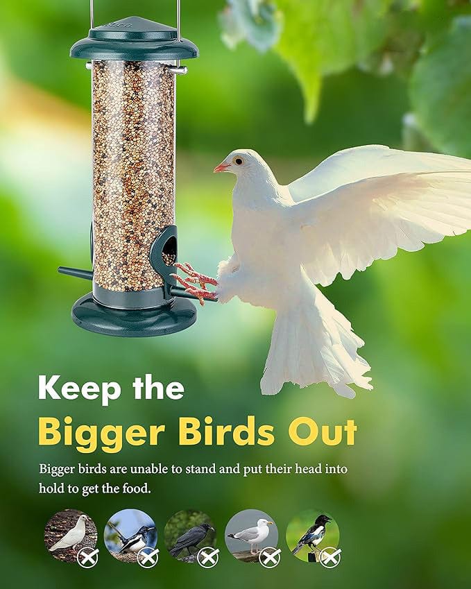 Bird Feeder | Houses For Birds Bird Food Water Feeder Pigeon Food Seed (Set of 2) Bird Feeder (Set of 2)
