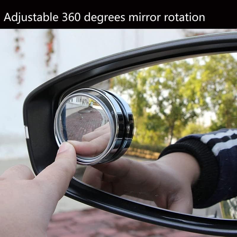 Blind Spot Mirror For Car Curved Round Large Car Mirror Accessories Buy 1 Get 1 Free Blind Spot Mirror for Car (Set of 2)