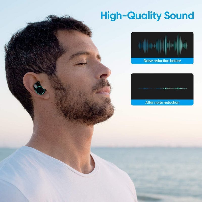 Bluetooth Headphones Wireless Earphones Earbuds Headset - M10 tws Bluetooth Earbuds AqPods™️ Bluetooth Earbuds Zaavio®