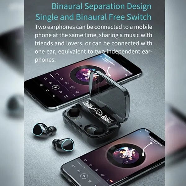Bluetooth Headphones Wireless Earphones Earbuds Headset - M10 tws Bluetooth Earbuds AqPods™️ Bluetooth Earbuds Zaavio®