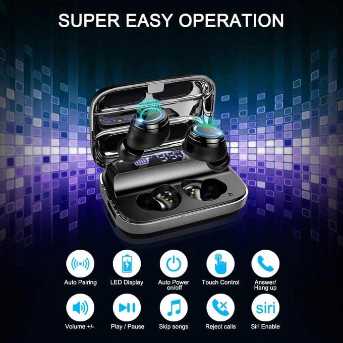 Bluetooth Headphones Wireless Earphones Earbuds Headset - M10 tws Bluetooth Earbuds AqPods™️ Bluetooth Earbuds Zaavio®