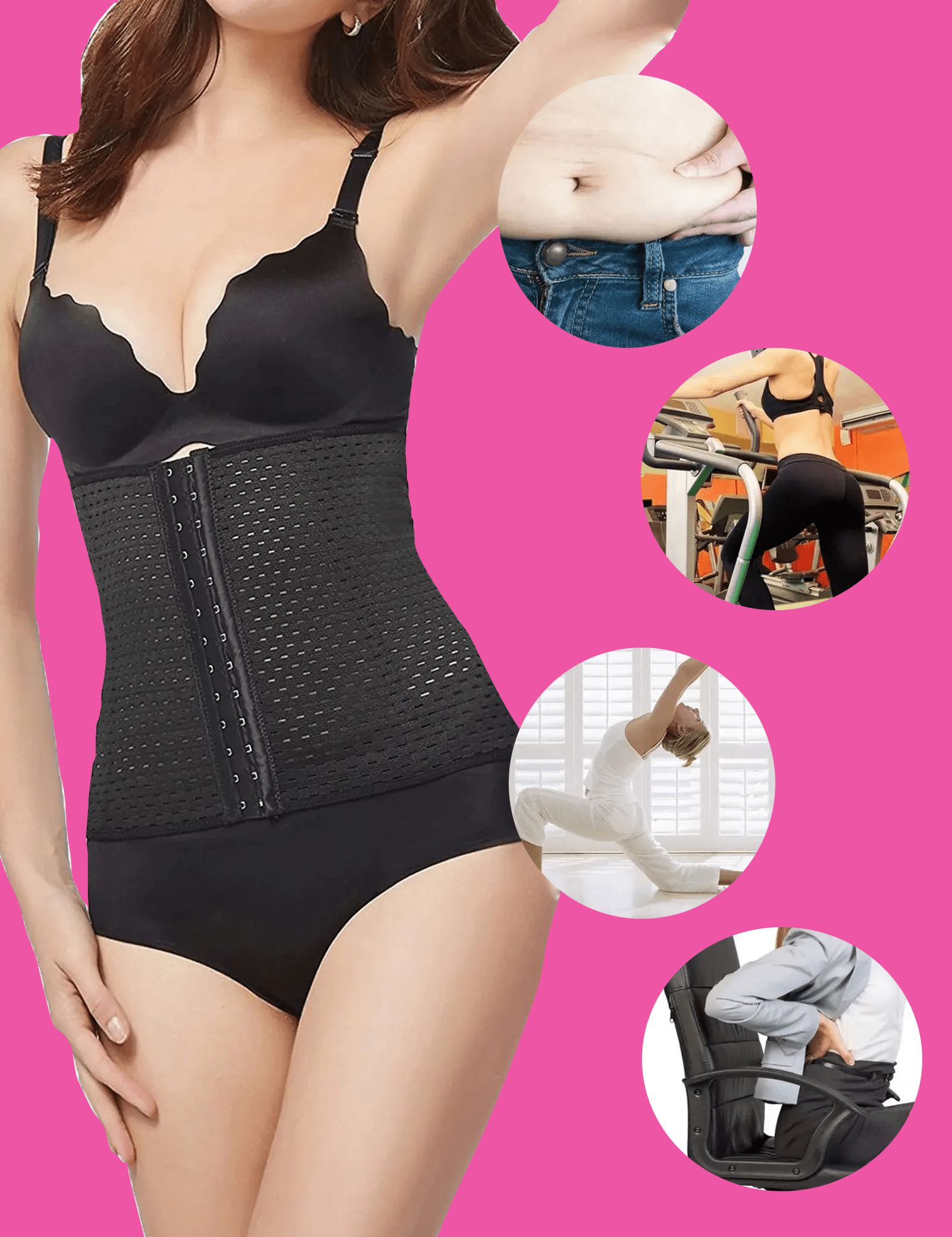 Body Shaper Tummy Waist Trainer Tummy Shaper Belt For Women - Waist Trainer Corset 38 Waist Trainer Corset