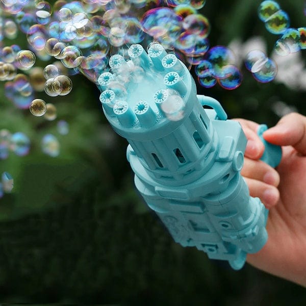 Bubble Machine Gun Automatic Gatling Toy for Kids Free Size Bubble Machine Gun