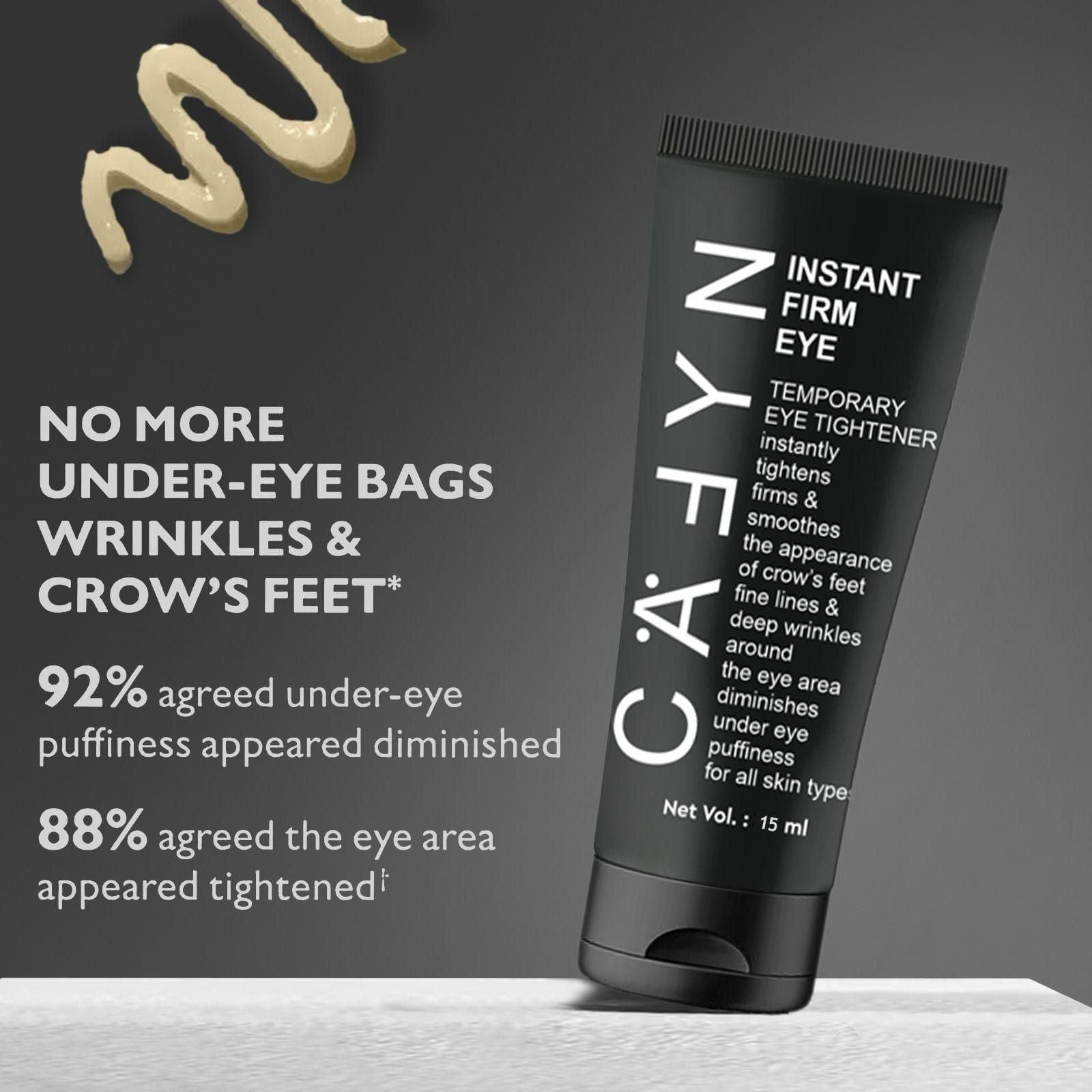 Cafyn™️ | Eye Cream Under Eye Cream For Dark Circles Mosturizer Cream For Eye Cafyn™️ Instant Firm Eye Bag Cream (Pack of 2) Zaavio®