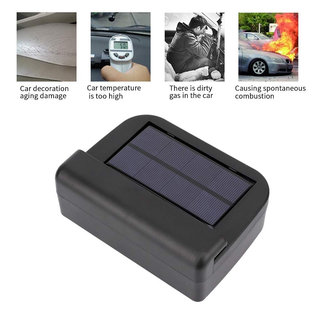 Car Auto Solar Fan | Solar Powered Fan Energy Auto Products Panel Car Window Fan Car Auto Solar Fan Zaavio.co®