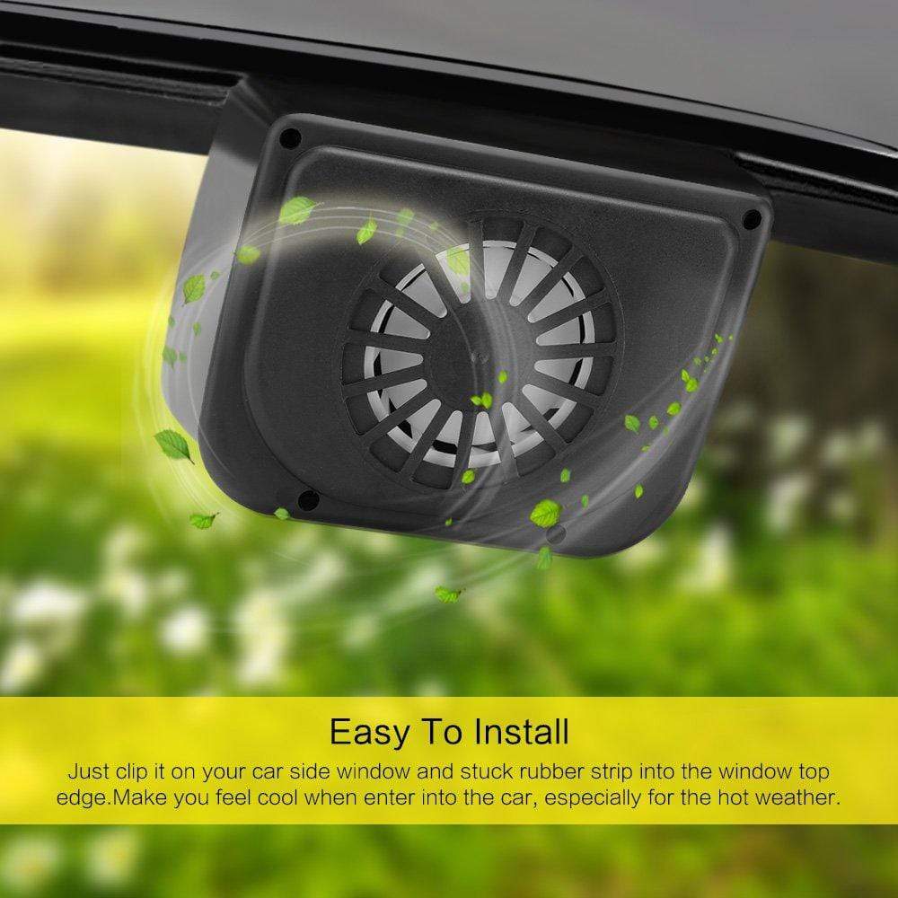 Car Auto Solar Fan | Solar Powered Fan Energy Auto Products Panel Car Window Fan Car Auto Solar Fan Zaavio.co®