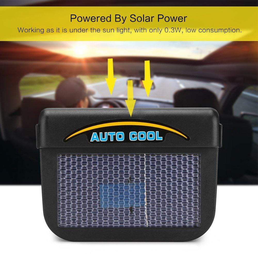 Car Auto Solar Fan | Solar Powered Fan Energy Auto Products Panel Car Window Fan Car Auto Solar Fan Zaavio.co®