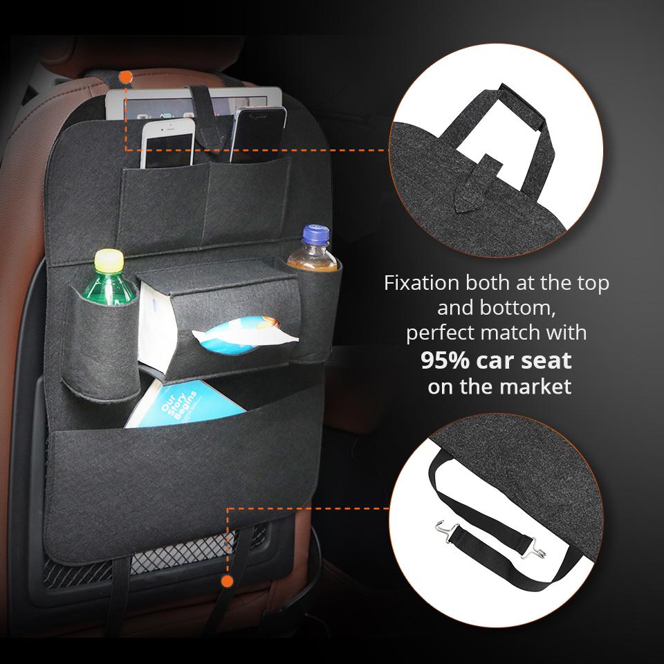 Car Back Seat Organizer Car Storage Hanging Seat (set of 2) Car Seat Organizer (set of 2)