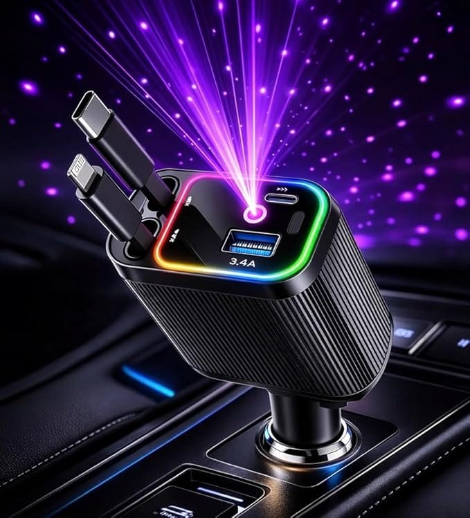 ChargeMate™ 4 in 1 Car Charger ChargeMate™ 4 in 1 Car Charger