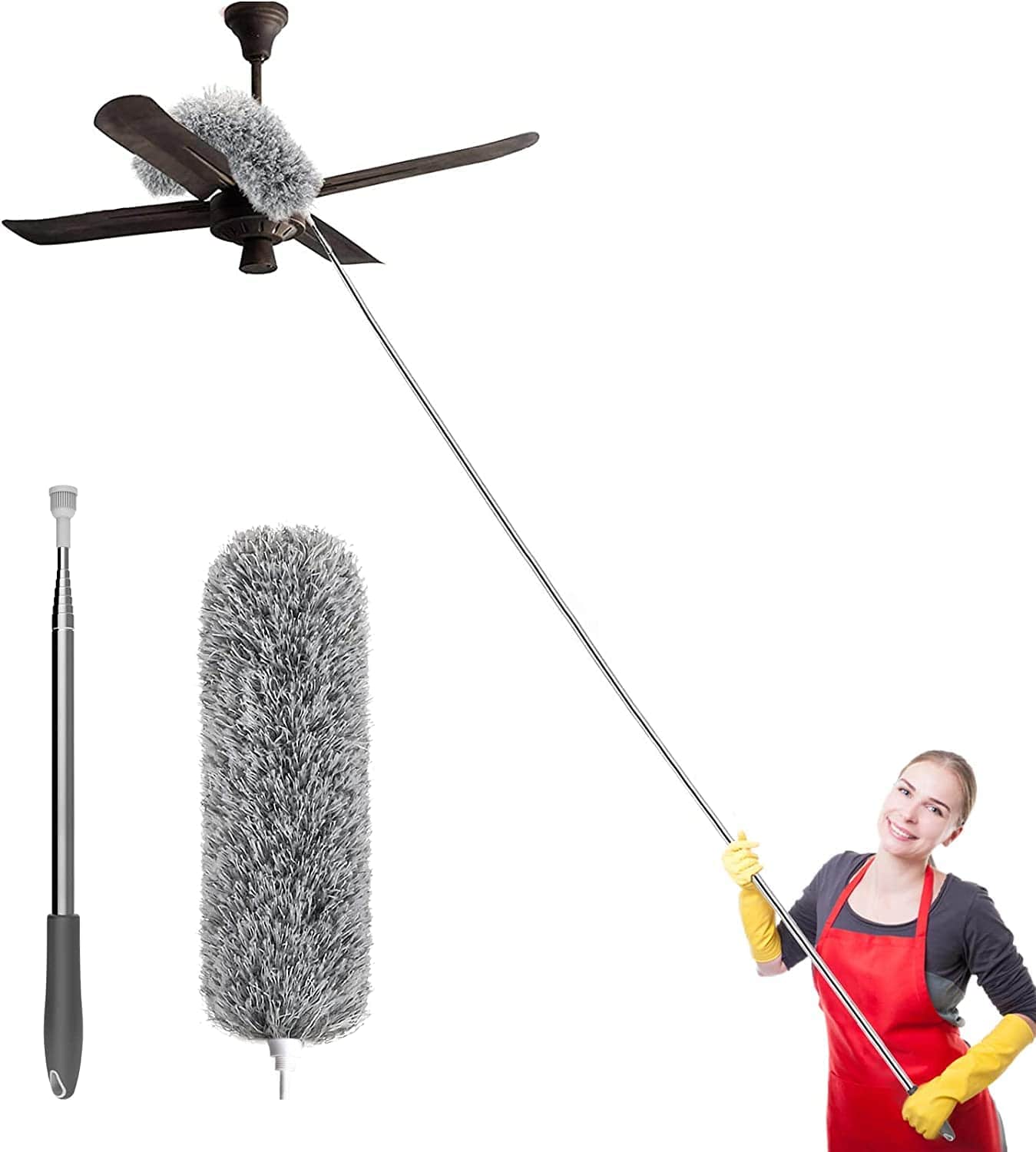 Cleaning Microfiber Fan Duster Fan Cleaner Duster Roof Cleaning - Sweepexo™ Sweepexo™ Zaavio.co®