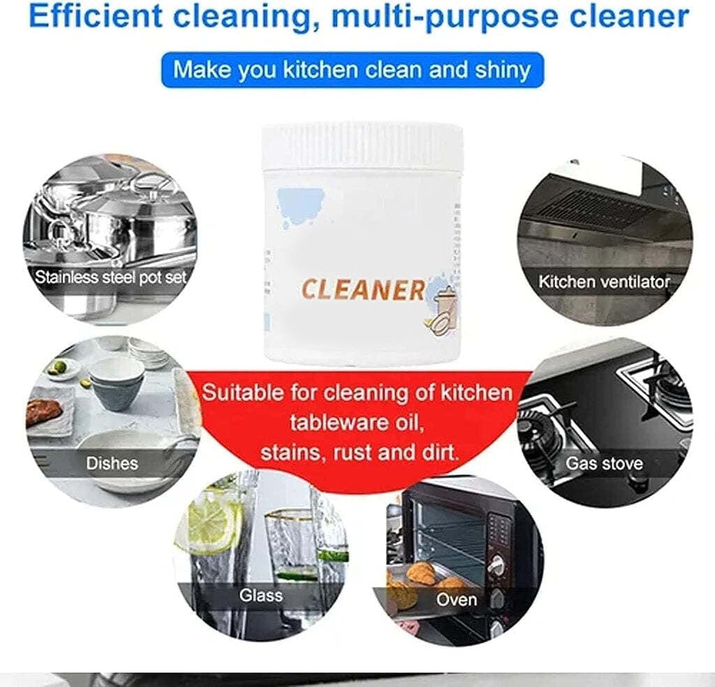 Cleanzox™️Kitchen Cleaning Powder (Pack of 2) | Kitchen Cleaning All Purpose Cleaner Cleaning Kitchen Products Cleanzox™ Kitchen Cleaning Powder (Pack of 2) Zaavio®