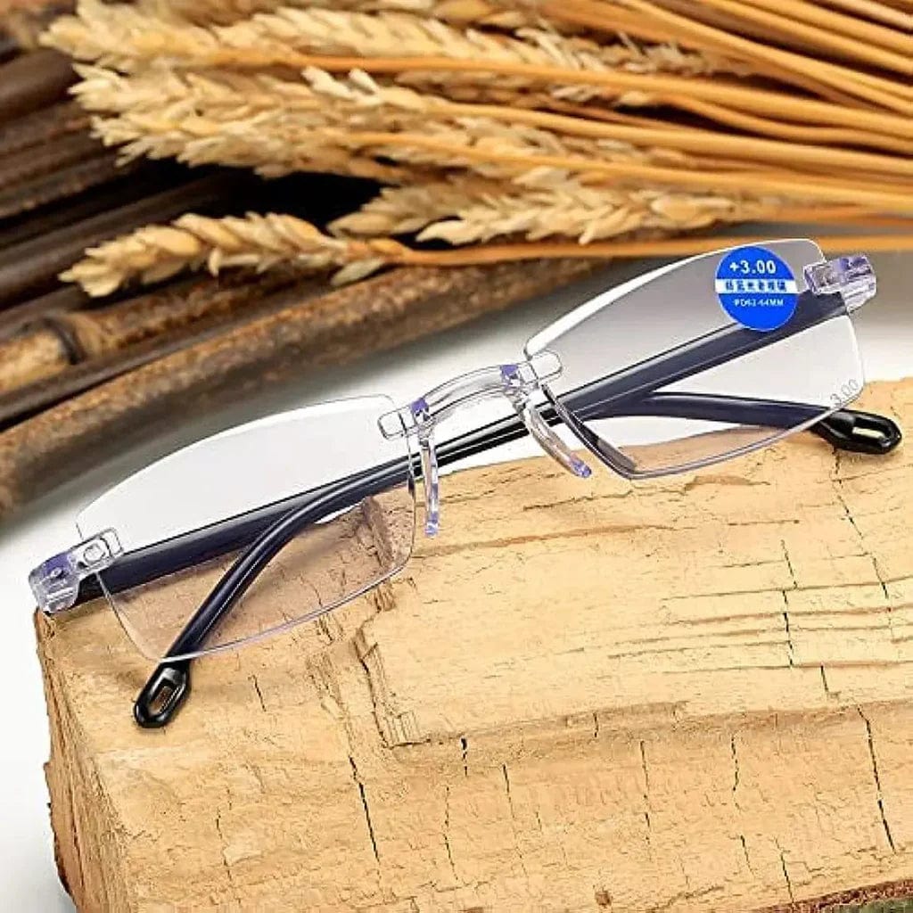 ClearView™ - Rimless One Power Auto Focus Reading Glasses (Pack of 2) ClearView™ - Rimless One Power Auto Focus Reading Glasses (Pack of 2) Zaavio.co®