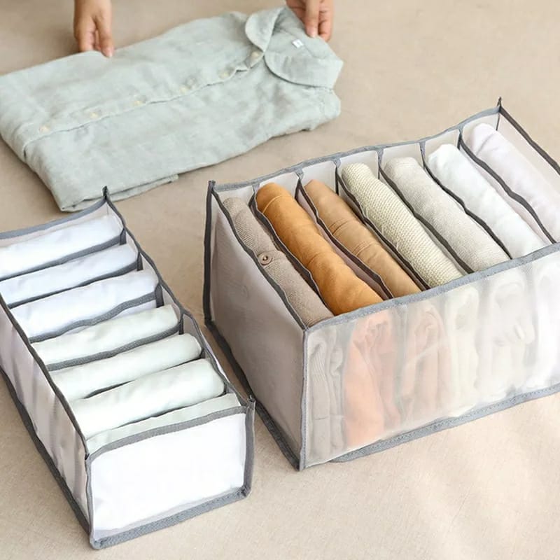Cloth Cover Organizer Storage Bags Wardrobe Organizer - Clothes Organizer (Set of 2) Pack Of 2 Clothes Organizer (Set of 2)