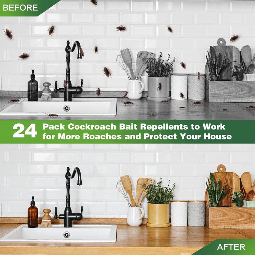 Cockroach Repellant Gel (Set of 24 pcs) Cockroach Repellant Gel (Set of 24 pcs)