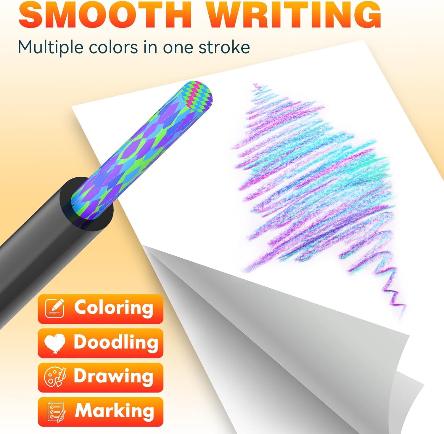 Colorixio™️ | Pencil Colour Rainbow Pencils Colors 12 Colored Pencil Colouring Colorixio™️12 Pieces Rainbow Pencils Zaavio®