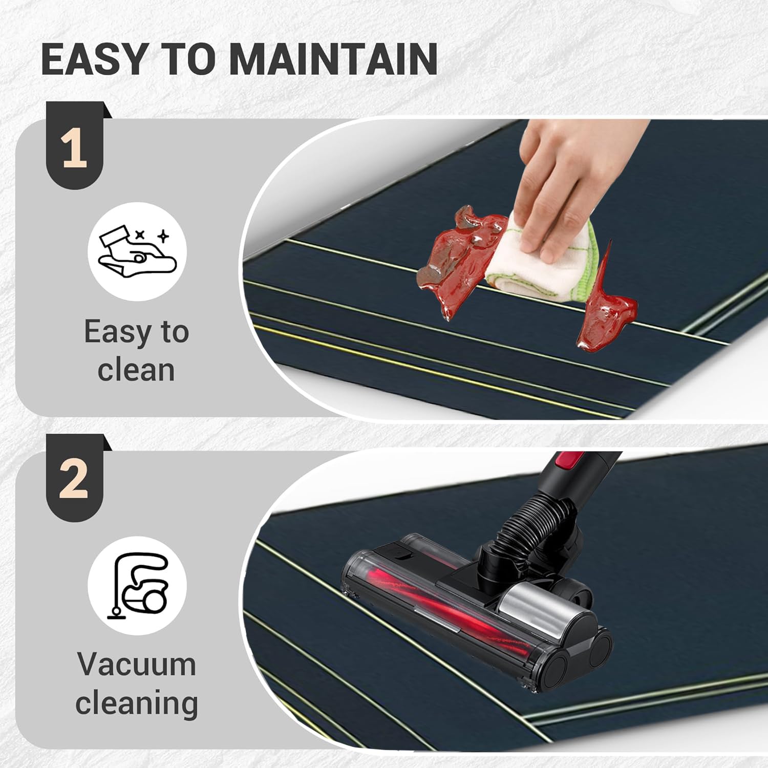 Comfortcushionxy™ (Combo of 2) | Floor Mat Kitchen Rubber Carpet Doorway Matting For Floor ComfortCushionxy™ Kitchen Floor Mat (Combo of 2) Zaavio.co®