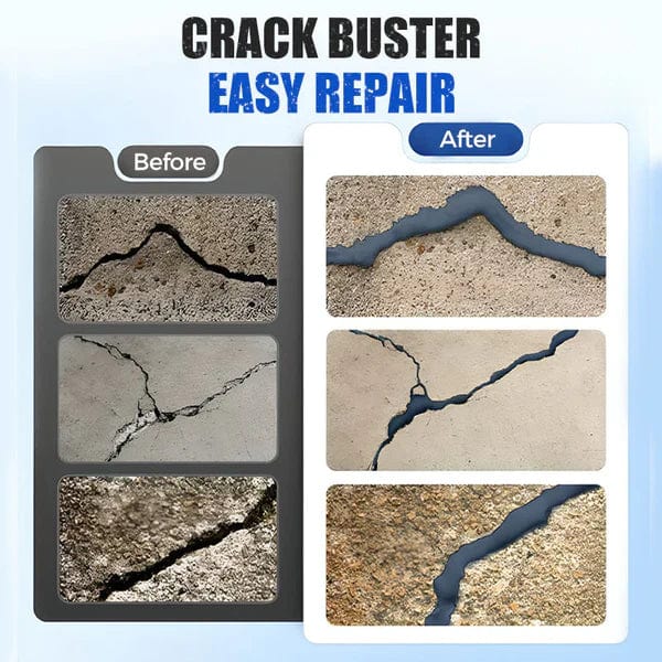Concrete Crack Repair Adhesive Repair Saeling Filling Cracks Heavy-Duty Concrete Crack Repair Adhesive (Set of 2)
