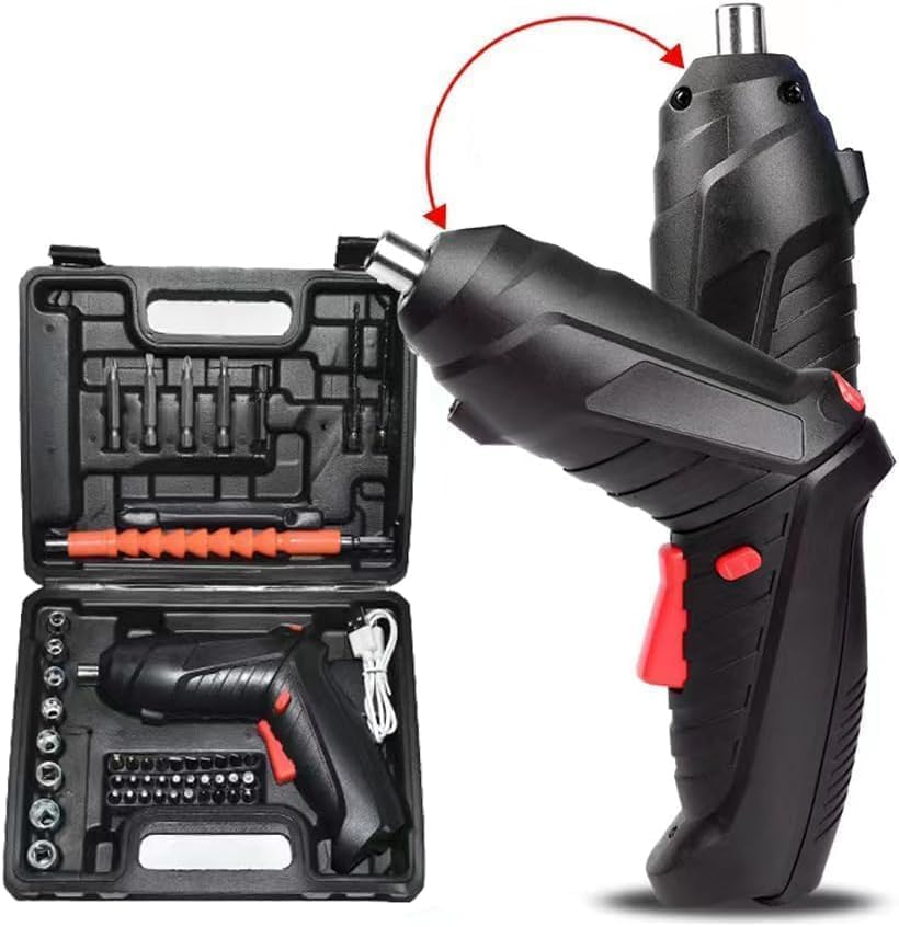 Cordless Electric Screwdriver Pro Retractable Cordless Drilling machine | Electric Screwdriver Set Tool Kit Power Tools Cordless Drill Machine Cordless Electric Screwdriver Pro Retractable Cordless Drilling machine