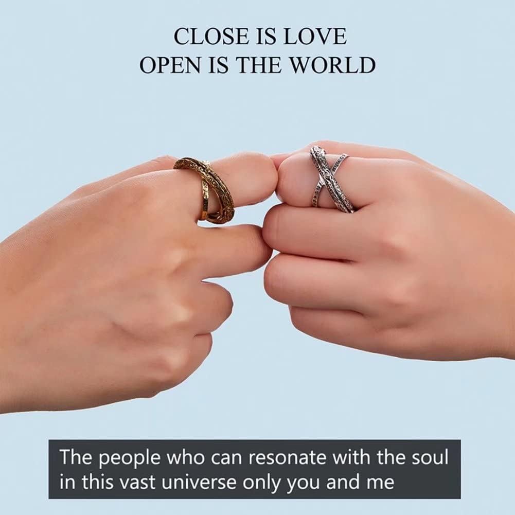 Cosmoxy™️ | Silver Rings For Women And Men Gold Design Ring For Gents Cosmoxy™️ Astronomical Creative Cosmic Ring Zaavio®