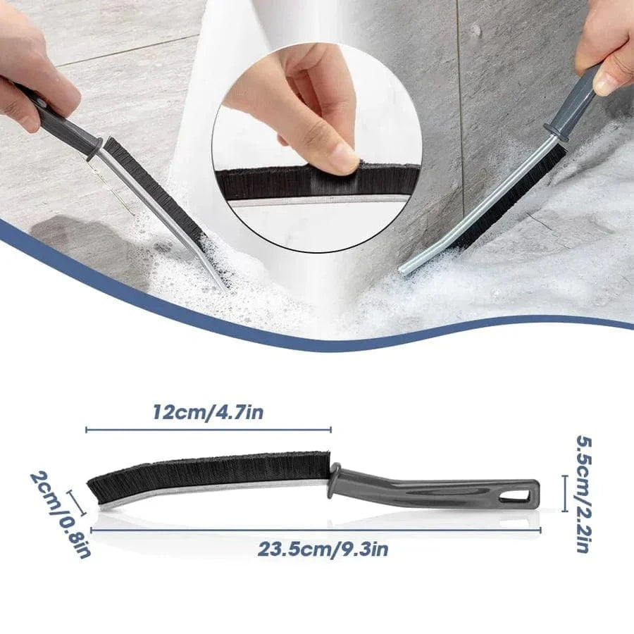 Crevice Cleaning Brush | Bathroom Cleaning Toilet Brush Kitchen Clean Scrub Brush Crevice Cleaning Brush Zaavio®